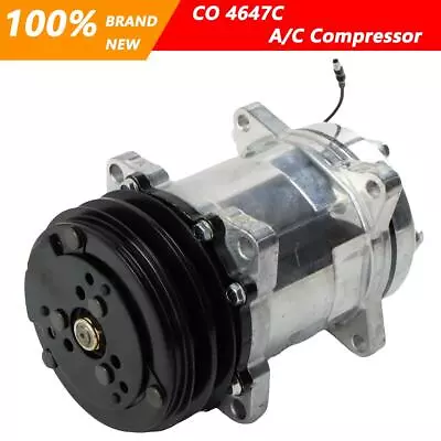 Air A/C Compressor & Clutch For Sanden SD508 Truck Volvo Kenworth Mack CO 4647C • $95.69