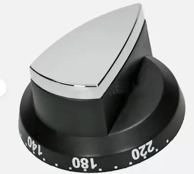 Switch Knob For RANGEMASTER 90 90DF 110 110 DF ELAN Range Oven Silver Black • £14.95