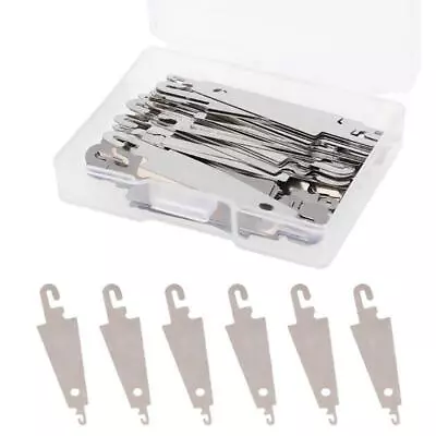 60pcs Metal Needle Threaders Embroidery Cross Stitch Threading Large Eye Needles • $4.51