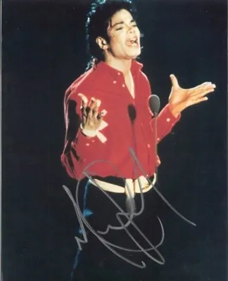 Michael Jackson Guaranteed Autographed 8x10 Photo • $346.50