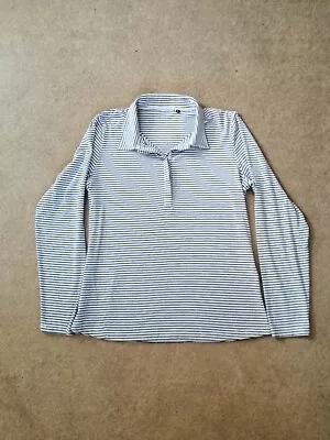 £5.98 • Buy ROHAN Womens Stria Polo Top Size 14 Sun Protective UPF 40+