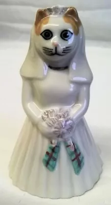 Quail Cat Scottish Wedding Bride Tartan Salt Pot Condiment Cruet Figure Or Model • £19.99