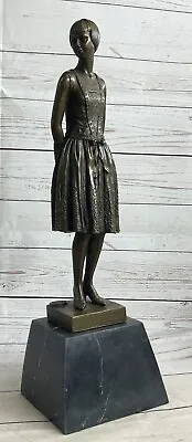 Signed Original Artwork Female Woman By Milo A Tribute To Degas Bronze Sculpture • $149.50
