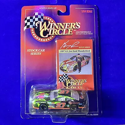 1998 Winners Circle 1:64 Diecast NASCAR Kenny Irwin GI Joe Ford Thunderbird • $14