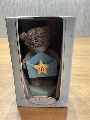 £10.95 • Buy Me To You Bear Cake Topper Figurine Ornament 18th Birthday Blue Boxed Gift NEW