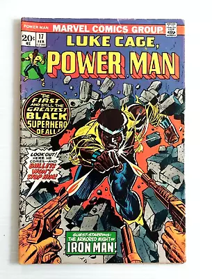 Luke Cage Power Man #17 1st Power Man In Title Key Issue 1974 • $7.99