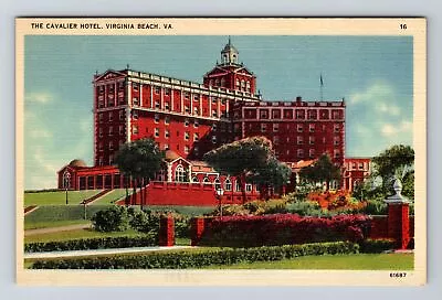 Virginia Beach VA-Virginia The Cavalier Hotel Advertisement Vintage Postcard • $7.99