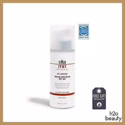 Elta MD UV Lotion SPF 30+ Full Body Sunscreen Airless Pump 7 Oz *New In Box* • $36.80