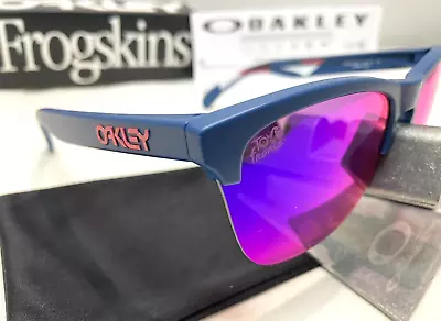 Oakley Frogskins Lite Tour De France Poseidon Prizm Road Sunglasses Oo9374-46 • $160