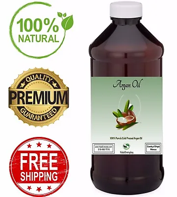 Argan Oil - 100% Pure Natural Unrefined Organic Cold Pressed Imported Moroccan  • $174.95