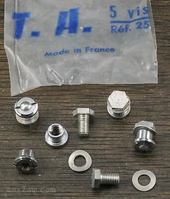 NOS Vintage T.A. Ref 25 Chainring BOLTS RoadBike 5 Pin Crank Screws Tour Bicycle • $29.98