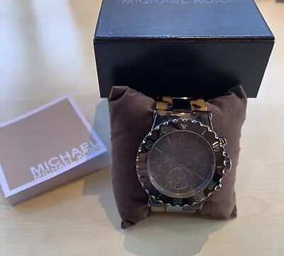 Michael Kors MK5501 Tortoise Shell And Stainless Steel Ladies Watch • £59.99