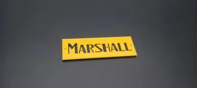 Marshall Logo 3D Printed Old Style 152mm • $16.99