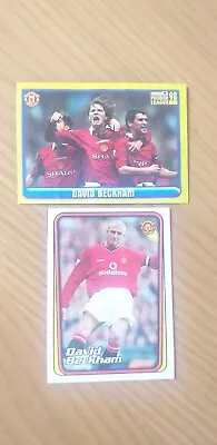 David Beckham Football Sticker Cut Outs No 257 220 Manchester United  • £1.50