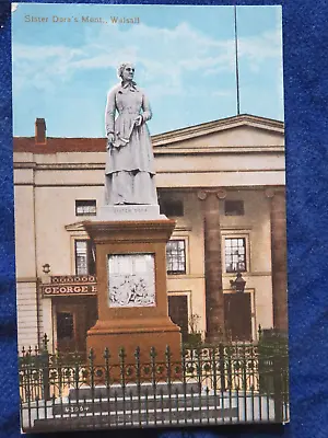 Postcard Sister Dora's Monument Walsall • £1.75