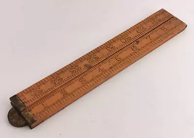 £9.99 • Buy Vintage John Rabone Boxwood Folding Ruler 3ft