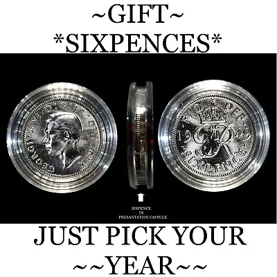 £2.25 • Buy *birthday* Lucky Sixpence, 1947 To 1967 *ideal Small Birthday Gifts*