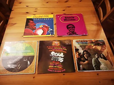 £24.99 • Buy Soul Compilations James Brown VINYL LP BUNDLE 5x LPs Sleeves VG, Records VG+