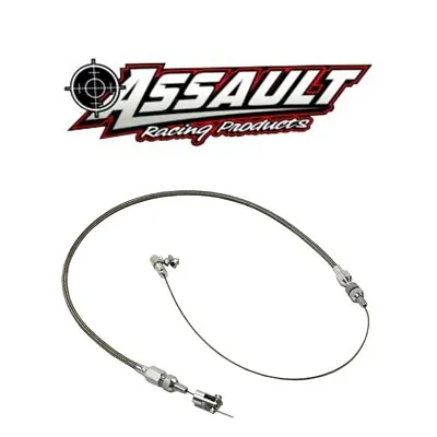24  Universal Throttle Cable Wire Assembly Stainless Braided Steel Cut-To-Fit • $32.20