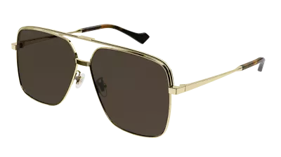 $496.86 • Buy Gucci Sunglasses GG1099SA  003 Gold Brown Man