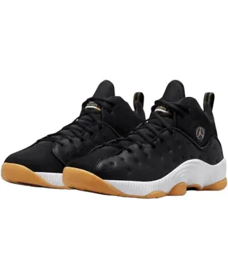 Men Nike Jordan Jumpman Team II Basketball/Lifestyle ShoesBlack/Taxi 819175-071 • $77.49