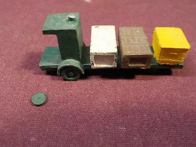 Vintage Miniature Model Railroad Accessories- Metal Luggage Cart- Broken • $0.99