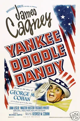 Yankee Doodle Dandee James Cagney Vintage Movie Poster • $6.49