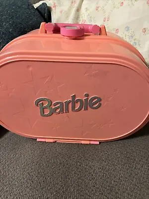 Vintage 1994 Barbie Pop Up/Fold Out Playhouse Bedroom/Living Carry Case-Used • $49
