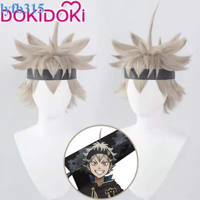 Anime Black Clover Cosplay Asta Natural Short Hair Wig Harajuku Hairpiece • $32.99