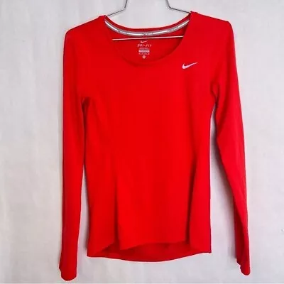 Nike DRI Fit XS Long Sleeve RUNNNING Shirt Top 55 • £14.46