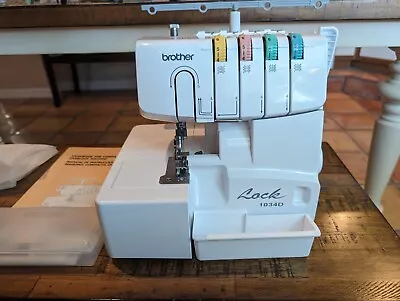 Brother Serger 1034D Heavy-Duty Metal Frame Overlock Machine (Used For Parts) • $100