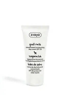 Ziaja Goats Milk Concentrated Moisturising Day Cream Spf20 50Ml OFFICIAL UK • £9.76
