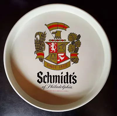Vintage Schmidt's Of Philadelphia 14  White/Gold Beer Tray (good Condition) • $30