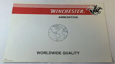 1970's WINCHESTER AMMUNITION Worldwide Quality Promo Print/poster ~ 11x16 • $7.25