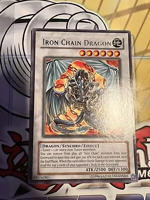 Iron Chain Dragon CSOC-EN040 Rare 1st Edition LP YuGiOh Card • £4