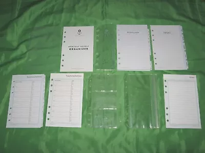 COMPACT ~ 7 Month Undated Refill TAB PAGE LOT Franklin Covey Planner Fill Set 54 • $21.99