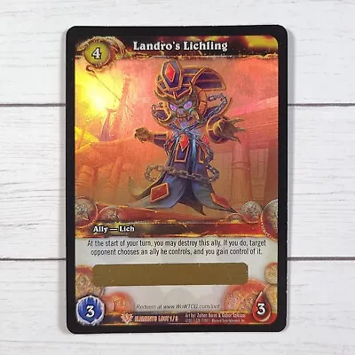 Landro's Lichling UNSCRATHED Elements Loot Card WOW TCG World Of Warcraft • $17.99
