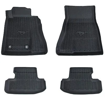 OEM NEW 2015-2020 Ford Mustang All Weather Tray Style Rubber Contour Floor Mats • $174