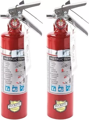 2-NEW 2024 BUCKEYE 2 ½   Lb 2024 Certified ABC FIRE EXTINGUISHER W/VEHICLE • $155