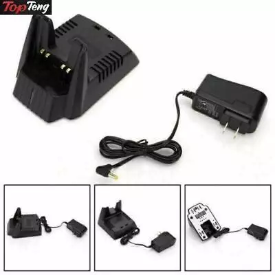 1Pc VAC-10 Desktop Rapid Charger For YAESU VX150 VX168 VX177 VX400 VX410 FT60R • $20.61