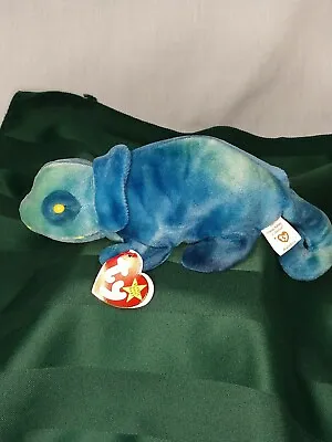 Beany Baby  Rainbow The Chameleon Number  1  90's Collectible Toy  Beanie Baby • $84.95