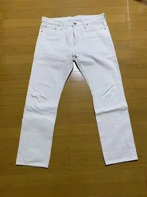 THE FLAT HEAD 4002K Denim Pants Jeans 36 White Men Used From Japan • $341.68