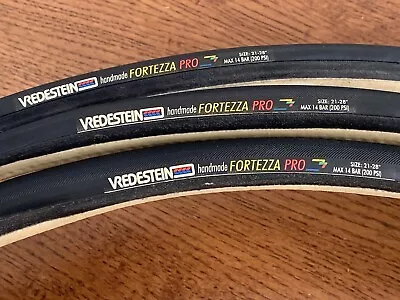 QTY(3) - VINTAGE Vredestein Fortezza Pro Tubular Tires Handmade In Holland • $249.50