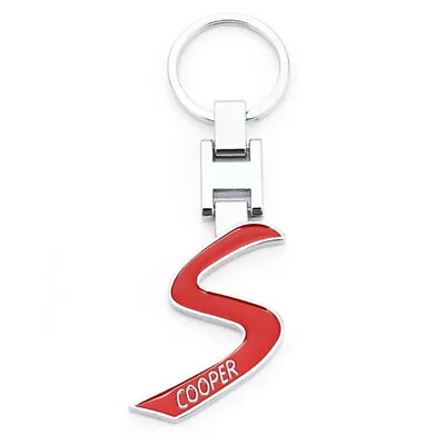 Metal S Letters Car Keyring Keychain Key Chain Key Holder For Mini CooperS JCW • $9.96