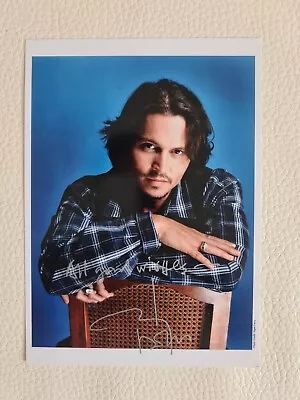 Johnny Depp (Pirates) - 5x7 Fan Card W/ Printed Signature / Autograph • $19.99