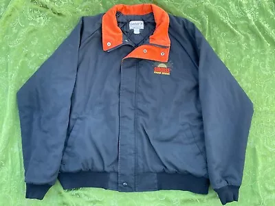 Vintage Clarkfield Outdoors Sunrise Farm Seeds Jacket Coat Size XL • $44.99