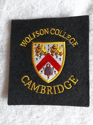 Fabric Badge - Wolfson College Cambridge • £2