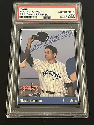 Mark Harmon 1992 Play II Bombers All Stars Baseball #38 Autograph PSA/DNA NCIS • $99.99