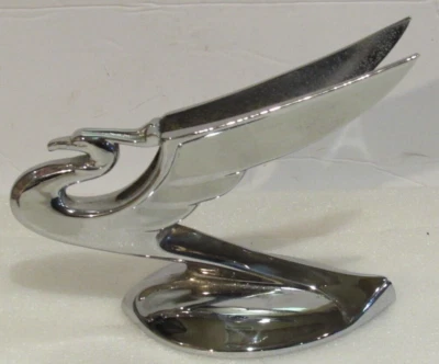$850 • Buy Rare Vintage 1934 Chevrolet Master Hood Emblem Phoenix Chrome Metal Collectible