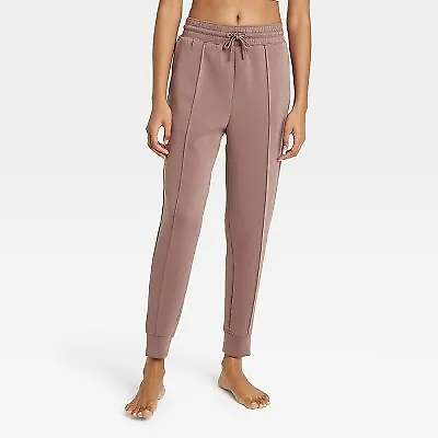 Women's Sandwash Joggers - All In Motion Brown L • $14.99